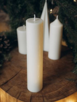Cilindra sojas sveces - Garā